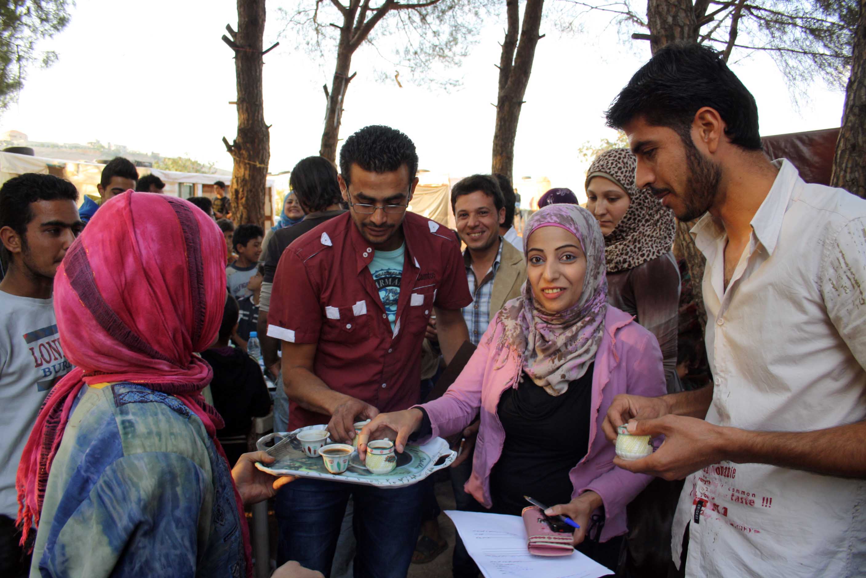 حملة  حلاقة شعر للاطفال السوريين في مرج الخوخ – مرجعيون