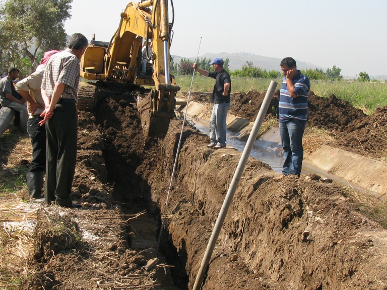 الحفريات عند بدء تنفيذ المشروع