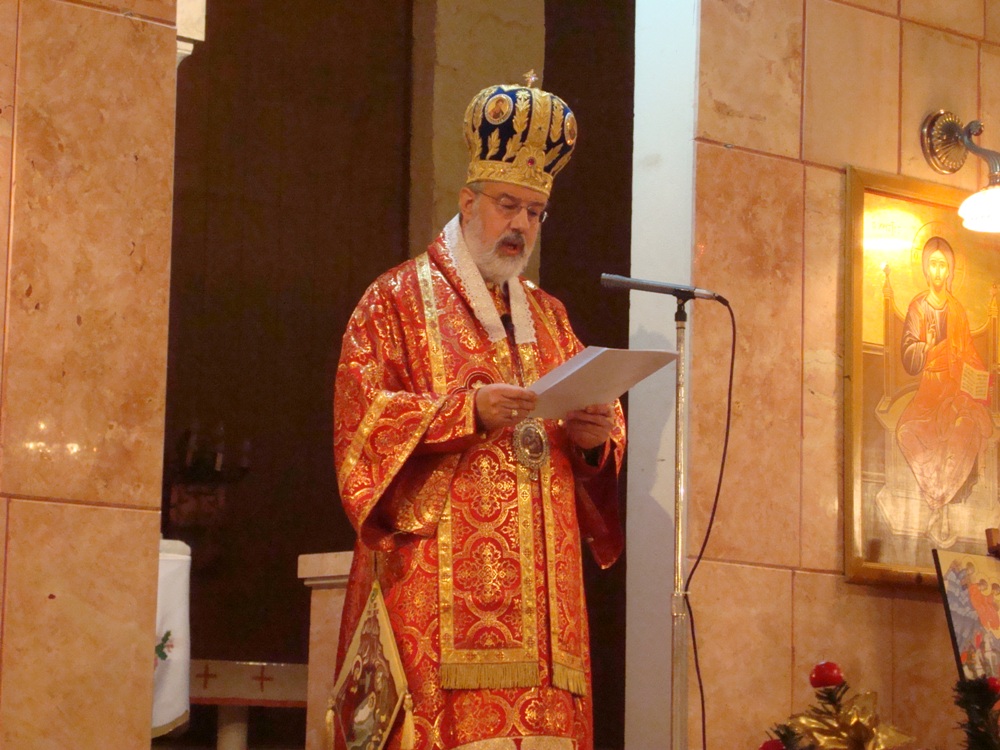 المطران حداد يرأس قداس العيد في كاتدرائية القديس بطرس في مرجعيون