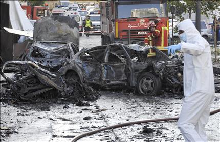 يقول ضباط معنيون إن اغتيال شطح يشبه أسلوب اغتيال وسام الحسن (الأرشيف، عباس سلمان)