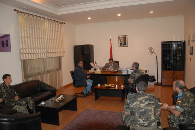 محافظ  النبطية  القاضي محمود المولى يستقبل قائد القطاع الشرقي في اليونيفل