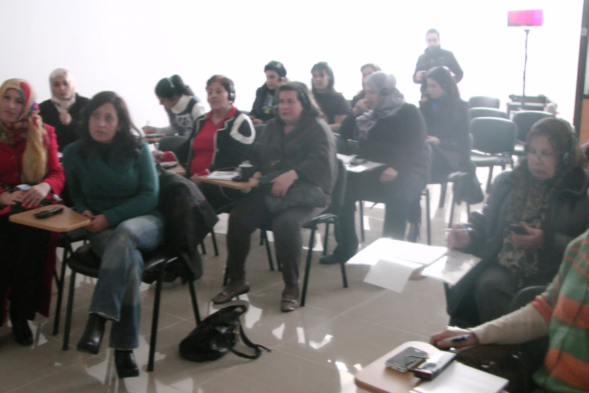 نشاط لجمعية سيدات الخيام حول رؤية المرأة لمجتمعها