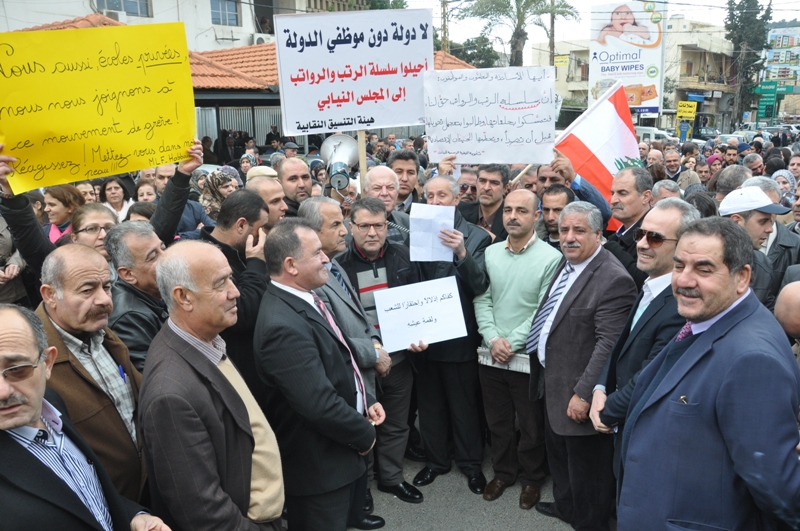 إضرابات في النبطية طالت المؤسسات التعليمية والإدارات الرسمية