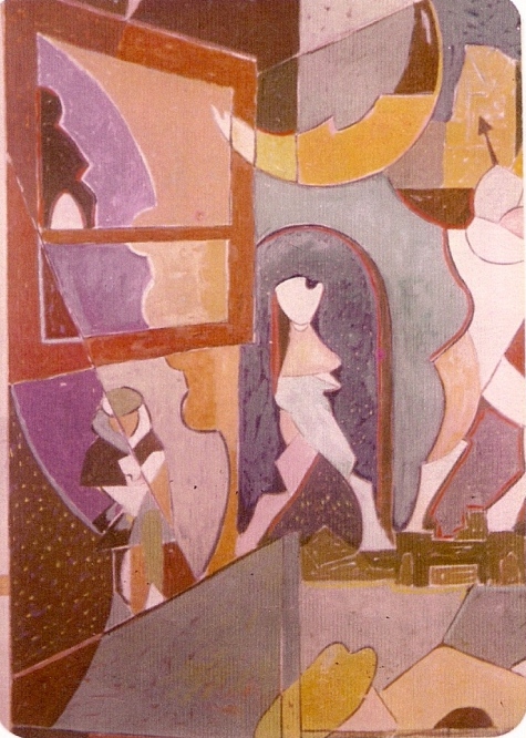 عمري ما عرفت الأسى ولا ندمت إلّا عليك يا أجمل اللوحات  (رسم د. رضا غزاوي)