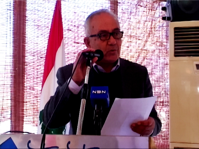 شبعا‎ تكرّم مدير مدرستها الرسمية المربّي يحيى علي