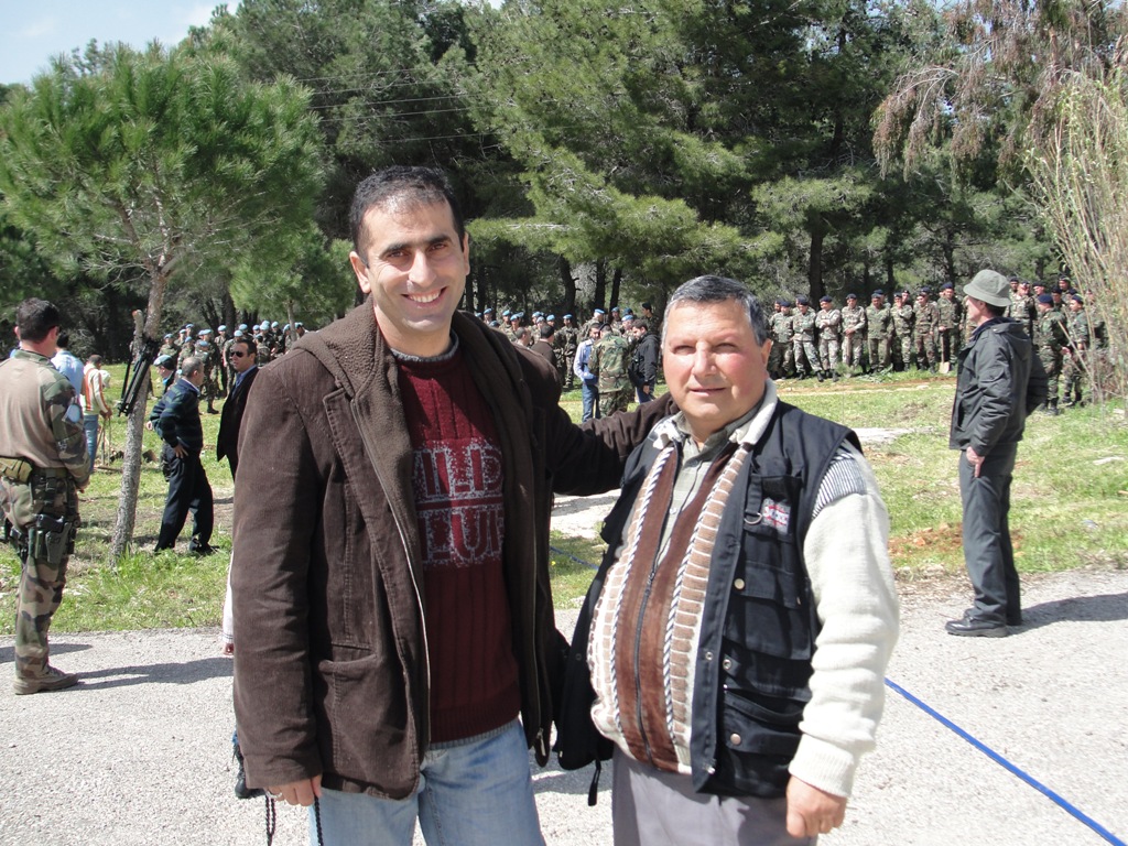 الإعلامي جورج العشي وأسعد عباس العبدالله