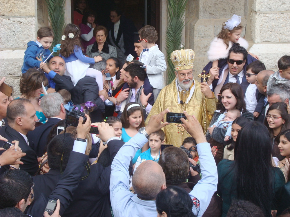 إحتفال احد الشعانين في كاتدرائية مار بطرس في مرجعيون