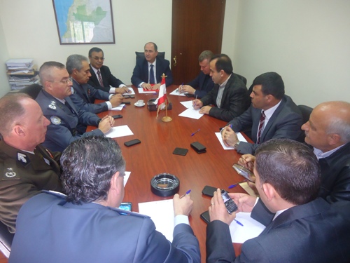  اجتماع امني في صيدا لمتابعة المستجدات وضبط الأمن