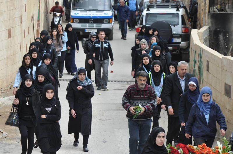 الدوير‎ تشيّع مدير ثانويتها المُربي مصطفى عبدالله رمًال