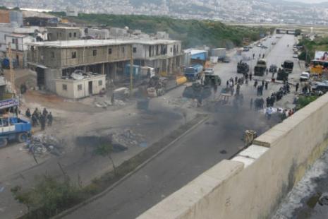 لم يسمح الجو المتوتر بدخول كاميرا إلى المنطقة لالتقاط الصور (أرشيف ــ مروان بو حيدر)