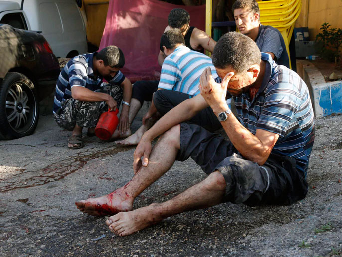 صاروخان يصيبان الشياح ويقلقان لبنان