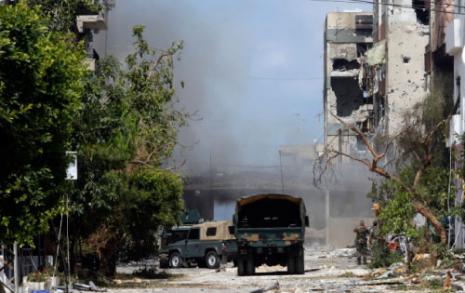 قرب مربع الأسير في عبرا (مروان طحطح)