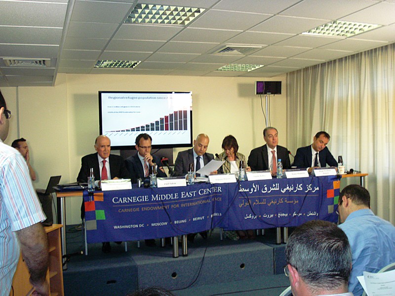 مداخلة للدكتور كامل مهنا في مركز كارنيغي – بناية اللعازارية – بيروت