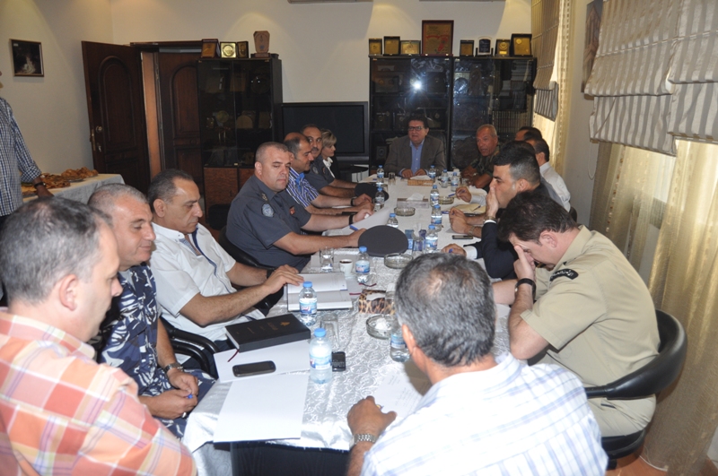 اجتماع لمجلس الامن الفرعي في محافظة النبطية