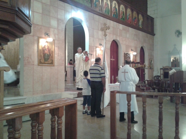 قداديس في مرجعيون في عيد ارتغاع الصليب