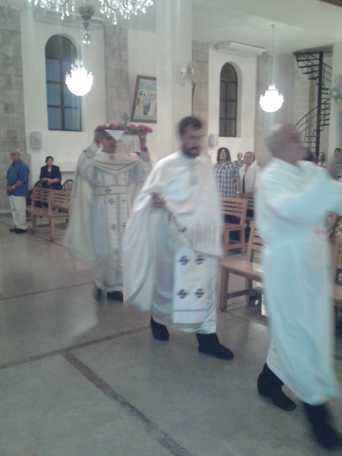 قداديس في مرجعيون في عيد ارتغاع الصليب