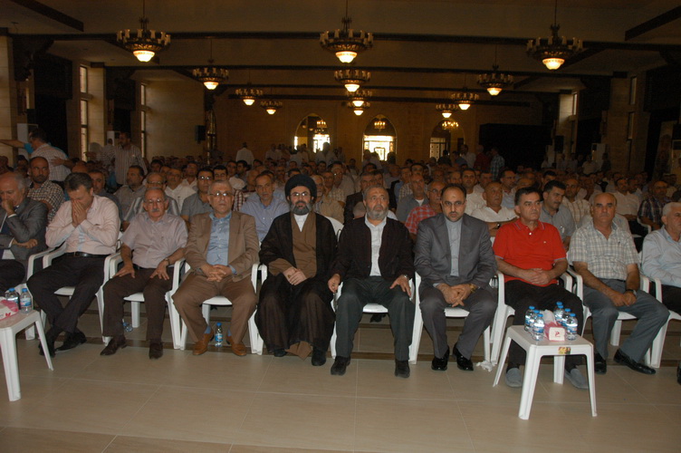 السيد هاشم  صفي الدين يلتقي  بالمجالس البلدية والإختيارية في منطقة النبطية