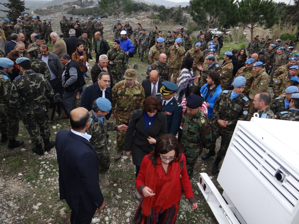 سفيرة اسبانيا وممثلي ايطاليا وفرنسا يشاركون في حملة تشجير في ابل السقي الوضع في لبنان