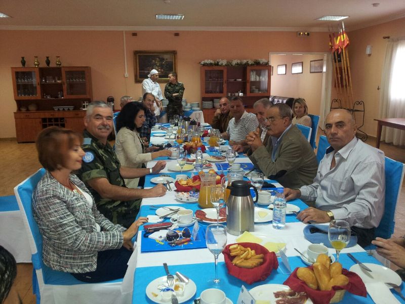 الجنرال شابا رحب بالاعلاميين في منطقة عمل القوات الدولية، منوها بالدور الذي يلعبه رجال الاعلام