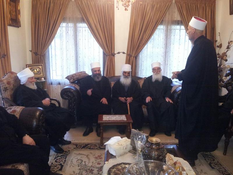 من لقاء مشايخ سوريا وحاصبيا (طارق أبو حمدان)