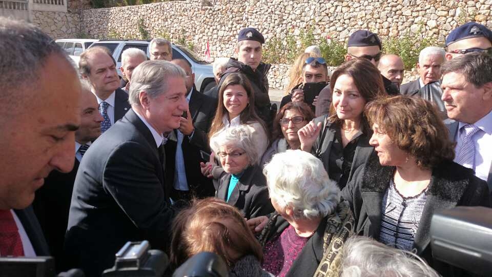 استقبال حاشد في بلدة كوكبا