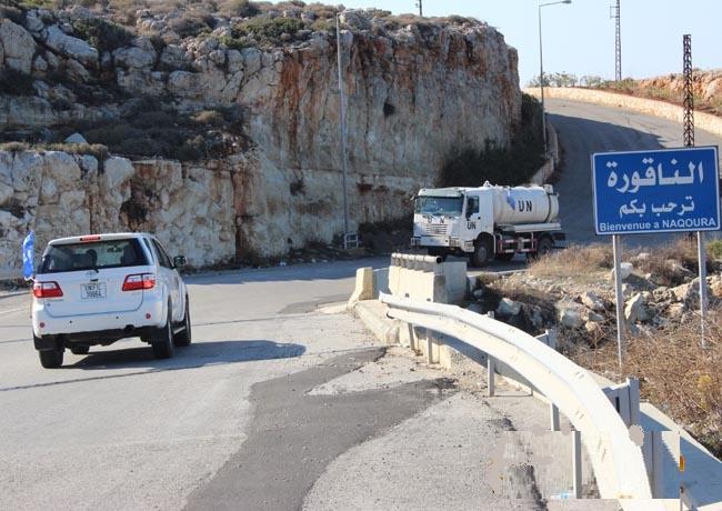 عُقِد الإجتماع العسكري الدوري في الجنوب بين الضباط اللبنانيين والإسرائيليين في موقع للامم المتحدة عند معبر رأس الناقورة برعاية وحضور ال