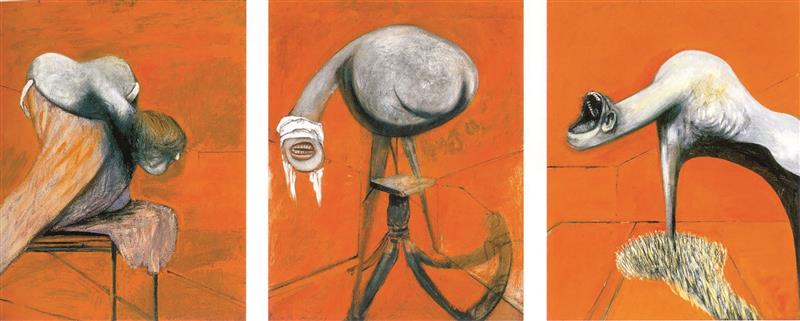 لا يوجد فنان في القرن العشرين عرف كيف يُعبّر في لوحاته عن مأساة الوجود (التراجيديا) بهذا الشكل الواضح والجليّ كالفنان الإنكليزي «فرنسيس ب