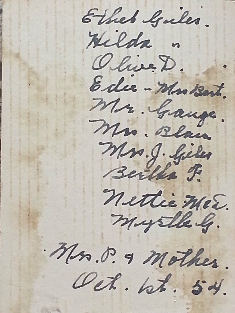 اسماء الافراد في الصورة السالفة مع ذكر التاريخ