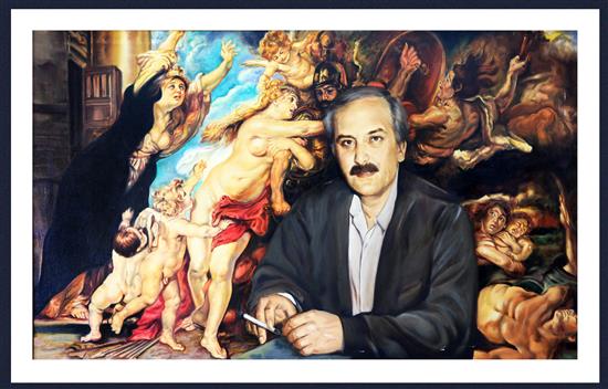  جوزف حرب بريشة الفنان الراحل زعل سلوم (كامل جابر)