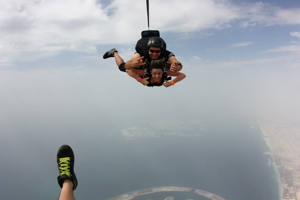 السباحة في الهواء هي الرياضة التي استهوت فدوى مهنا