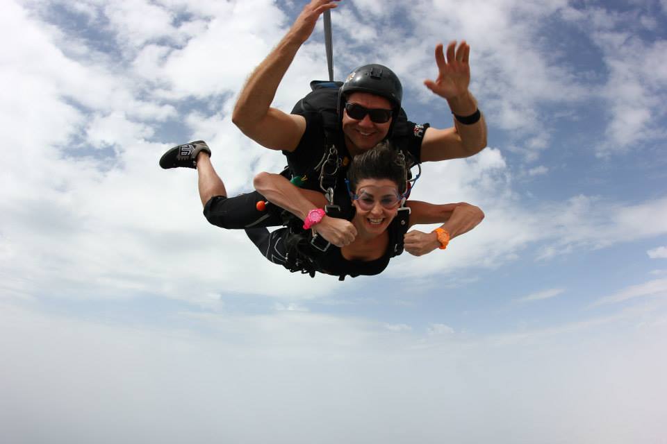 السباحة في الهواء هي الرياضة التي استهوت فدوى مهنا