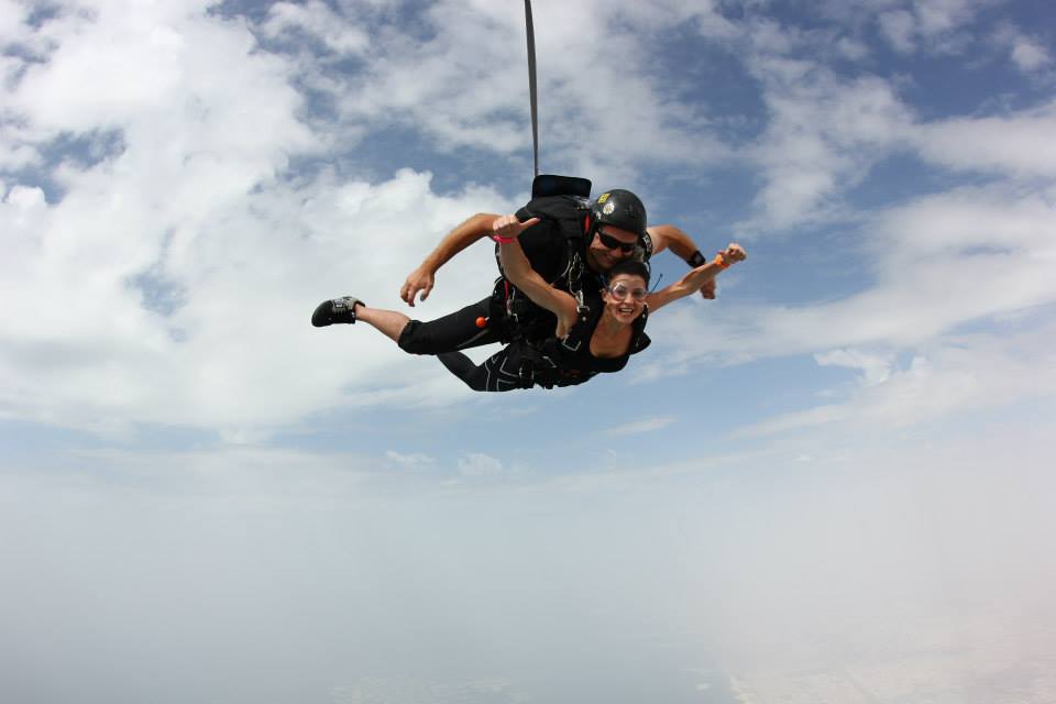 السباحة في الهواء هي الرياضة التي استهوت فدوى مهنا