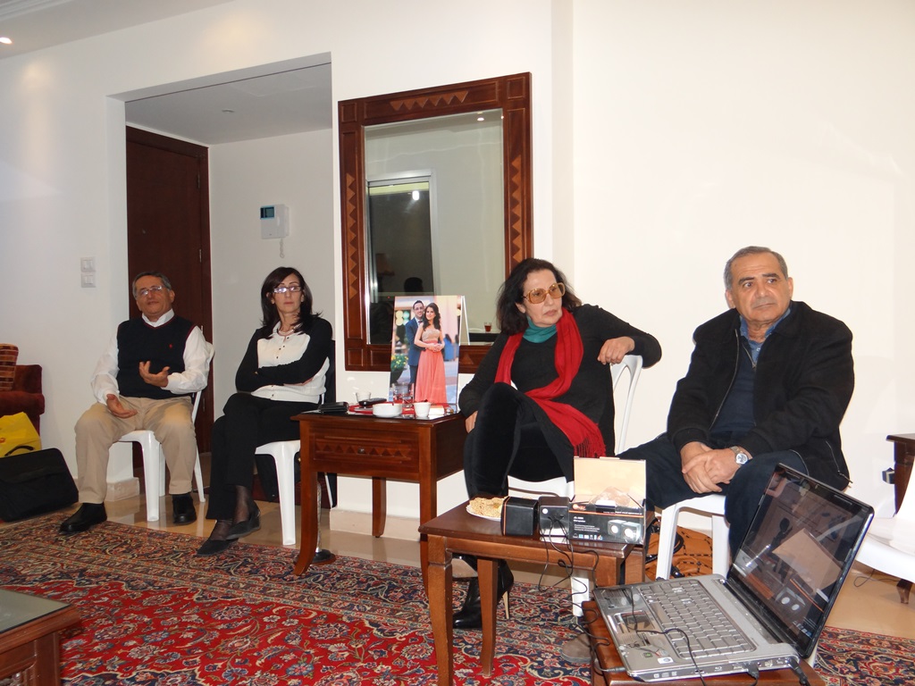 اللقاء الخيامي في بيروت في دارة المهندس أسعد رشيدي