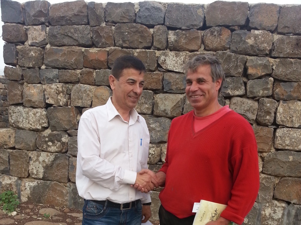 الفنانان كرم الله عبدالله والدكتور يوسف غزاوي