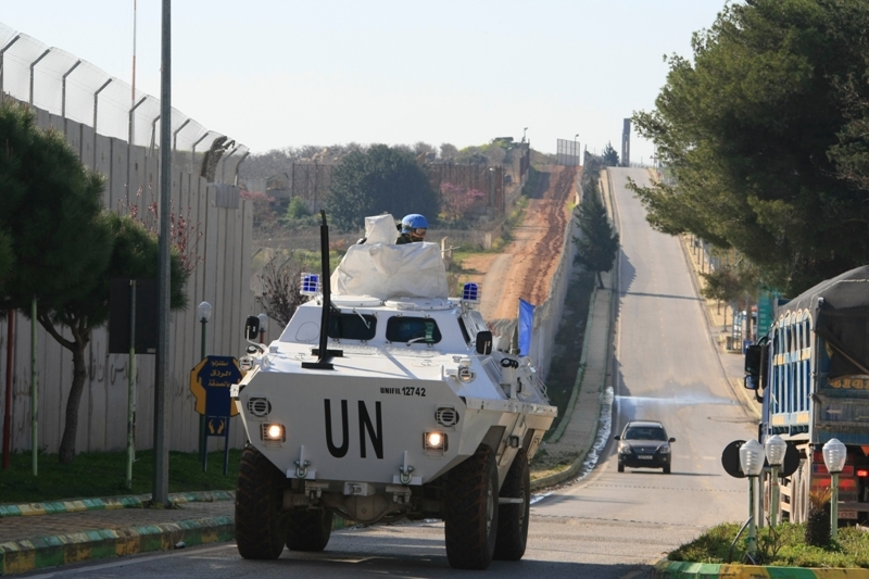 دوريات لليونيفيل على الخط الازرق