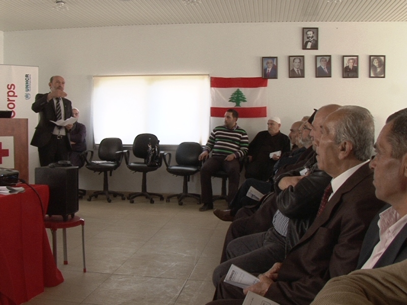  محاضرة حول مرض الصفيرة في مركز الصليب الاحمر في حاصبيا