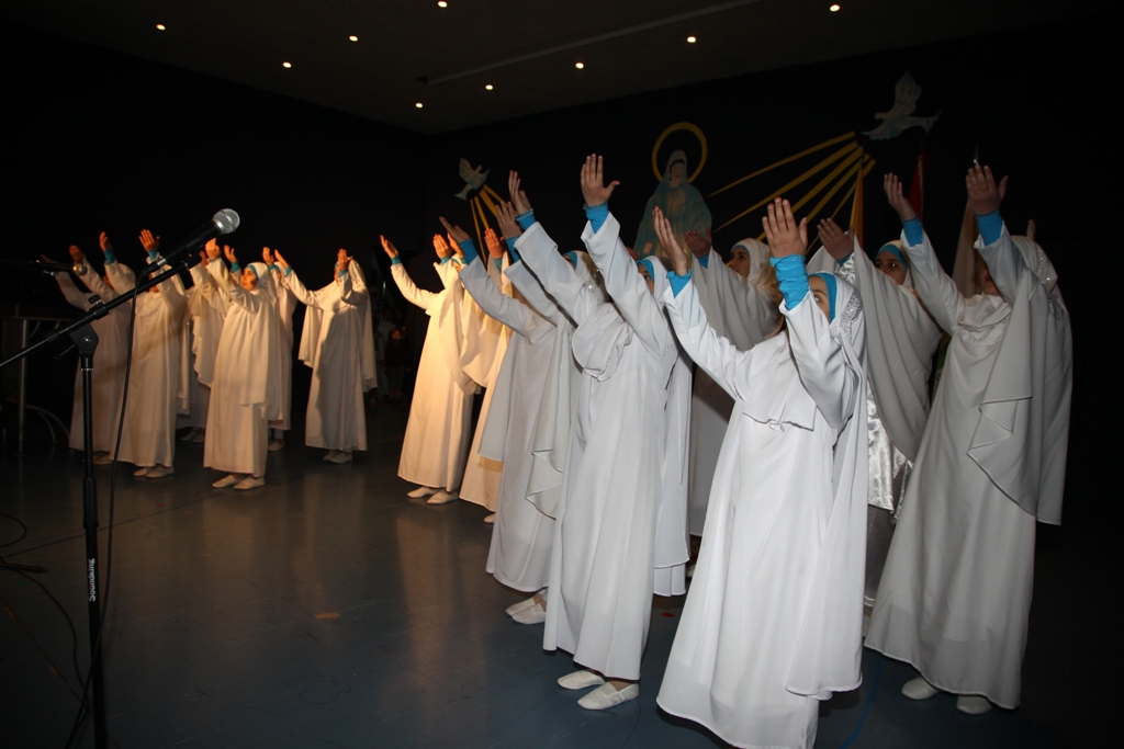 الحفل المشترك في عيد البشارة لمدرستي عيسى بن مريم وراهبات القلبين الأقدسين