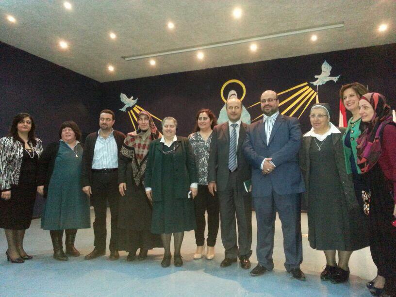 الحفل المشترك في عيد البشارة لمدرستي عيسى بن مريم وراهبات القلبين الأقدسين