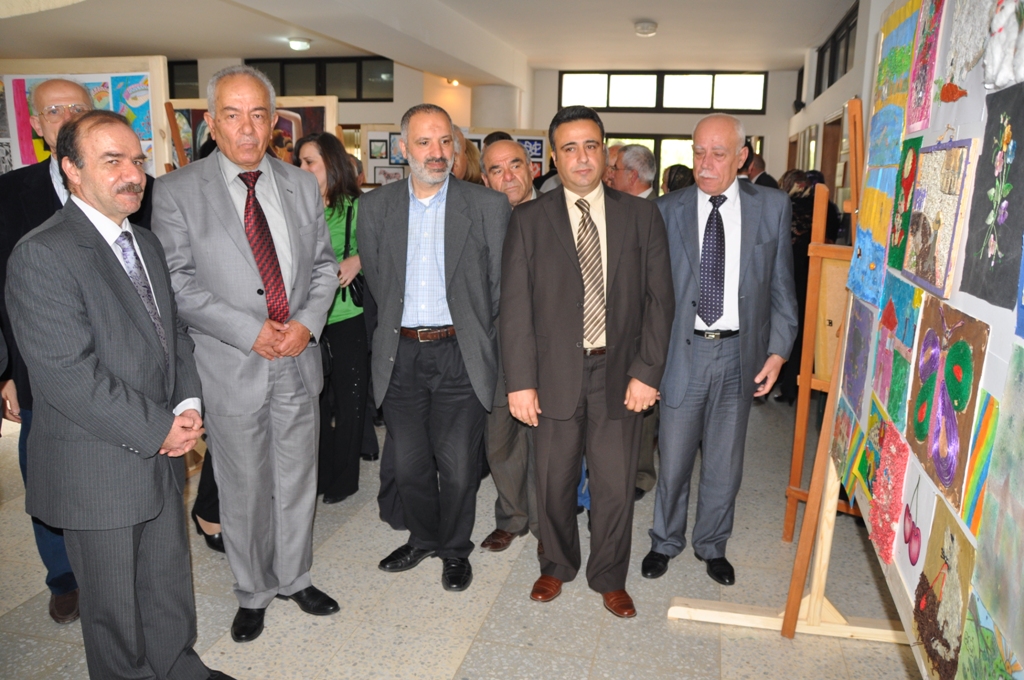 افتتاح معرض الفنون السنوي في النبطية برعاية وزير التربية