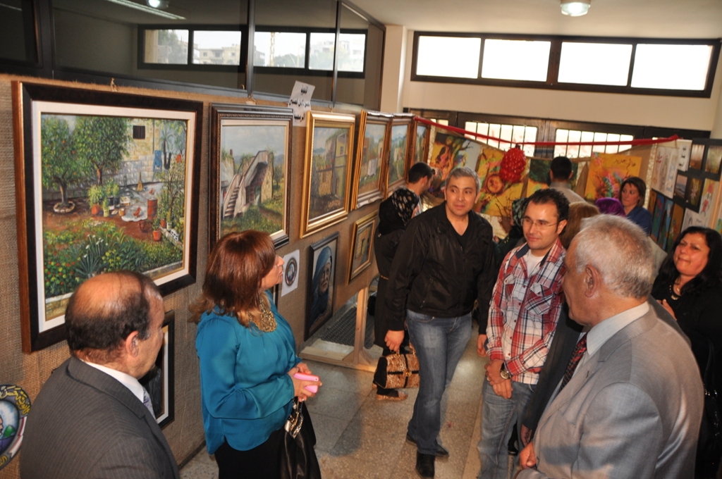 افتتاح معرض الفنون السنوي في النبطية برعاية وزير التربية