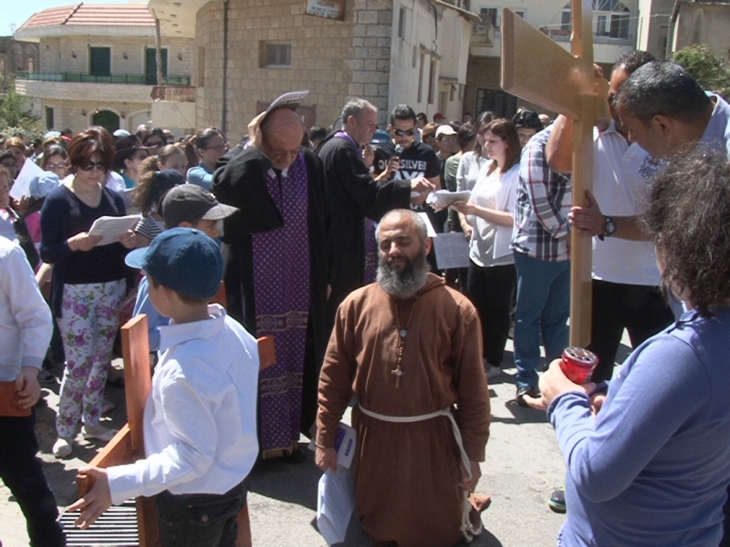 كنائس مرجعيون أحيت رتبة دفن المسيح