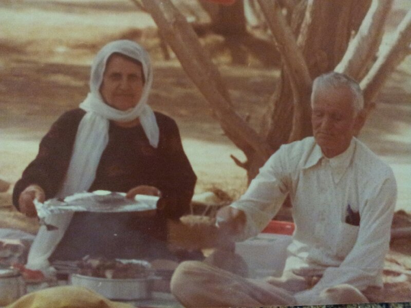 الحاج أبو حسين علي قاسم غصن والحاجة فاطمة حسين هاشم (أم حسين غصن)