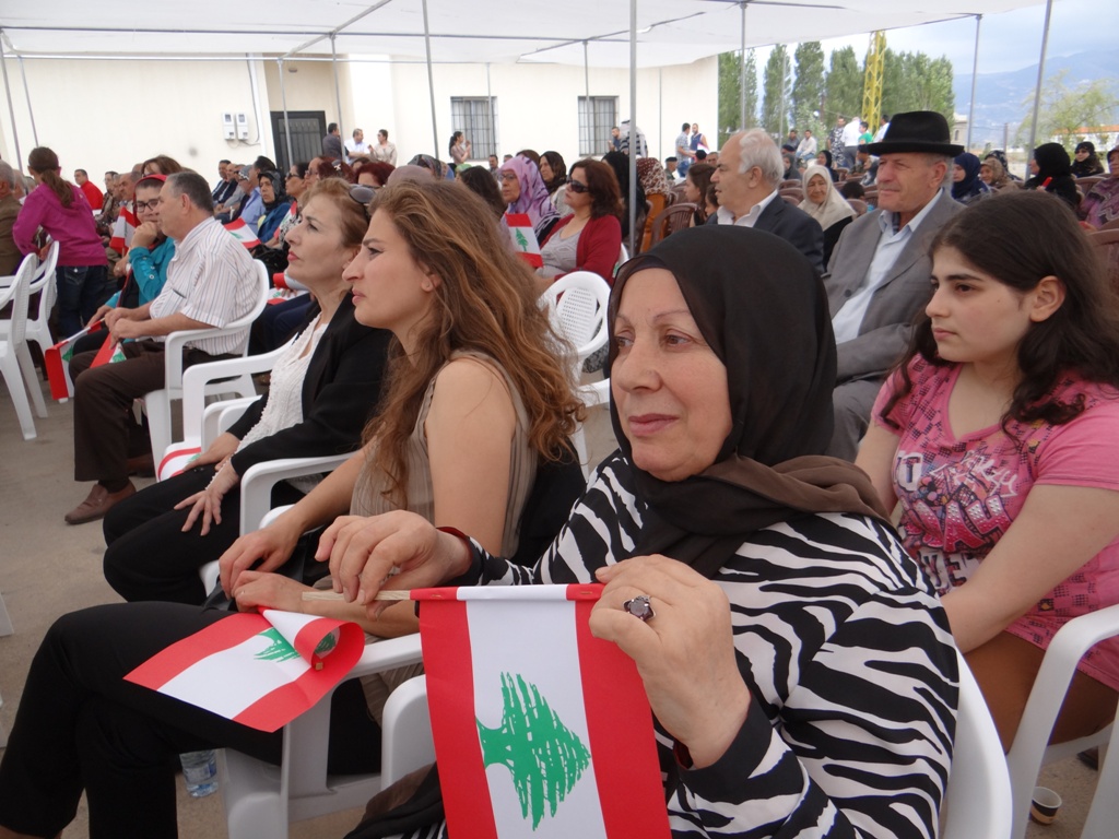 من الحفل الموسيقي الذي أحيته فرقة موسيقى الجيش اللبناني في نادي الخيام 