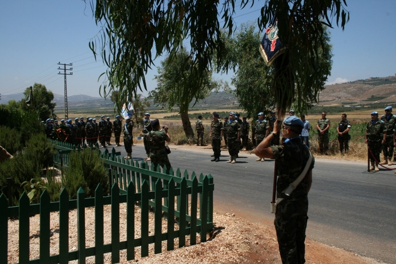 مراسم تكريم الاسبانية لجنودها الستة الذين قضوا بتفجير ارهابي غرب الخيام