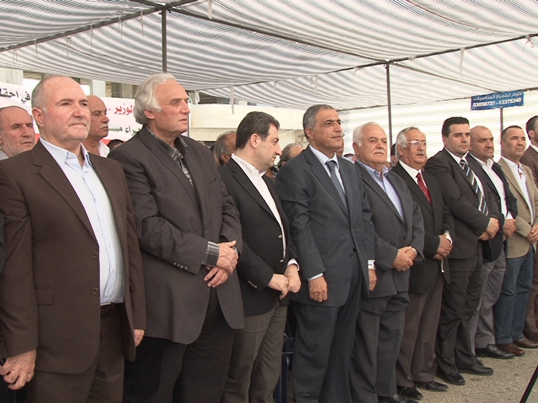 الوزير ابو فاعور في مقدم الحضور