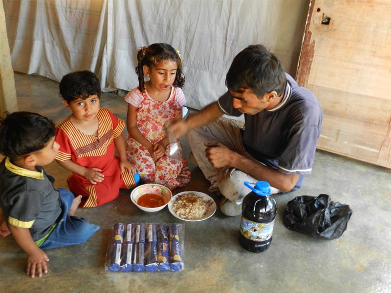 وجبة إفطار في سهل سردة (طارق ابو حمدان)