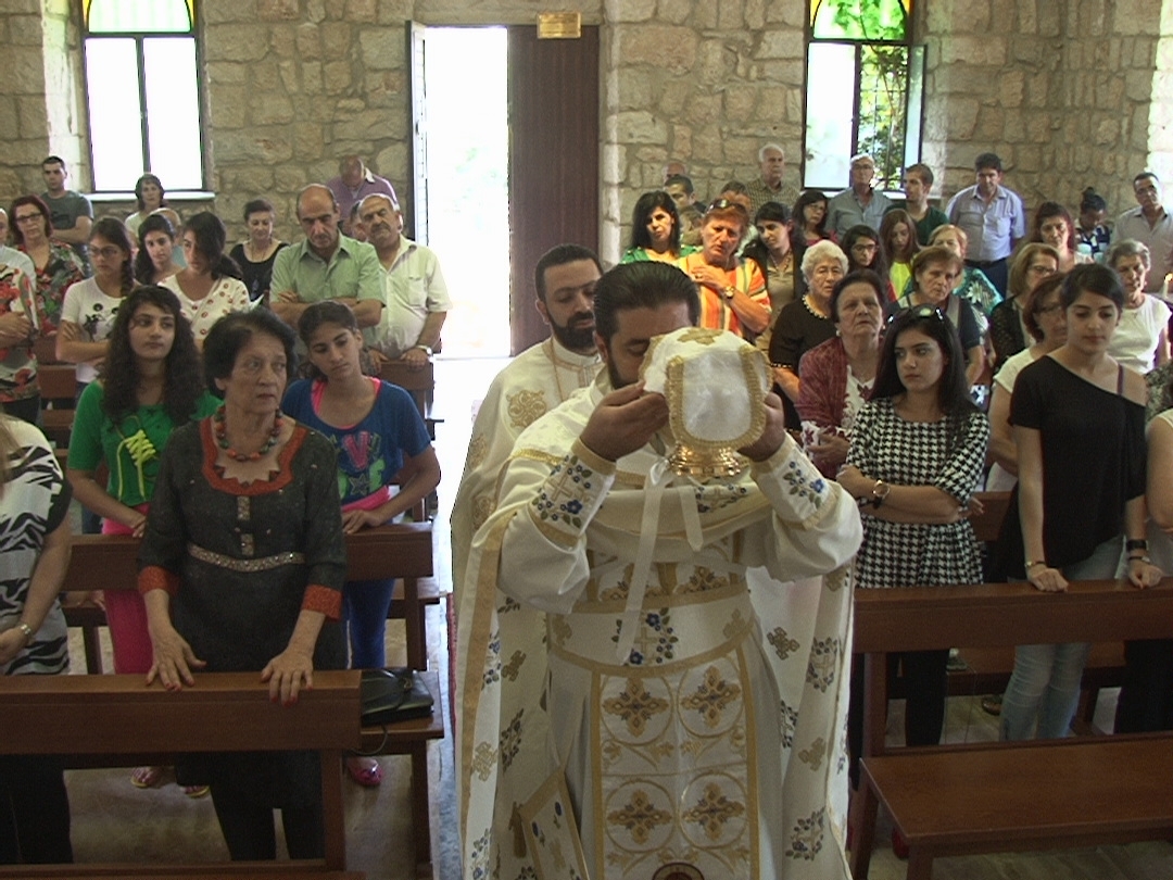 قدّاس في عيد مار الياس الحيّ في كنيسة بلدة الخيام‎
