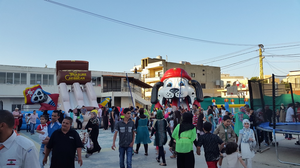 كرمس ترفيهي في عيد الفطر في الخيام  لكشافة الرسالة الإسلامية – فوج الثقلين الخيام بالتعاون مع مؤسسة الرؤيا العالمية