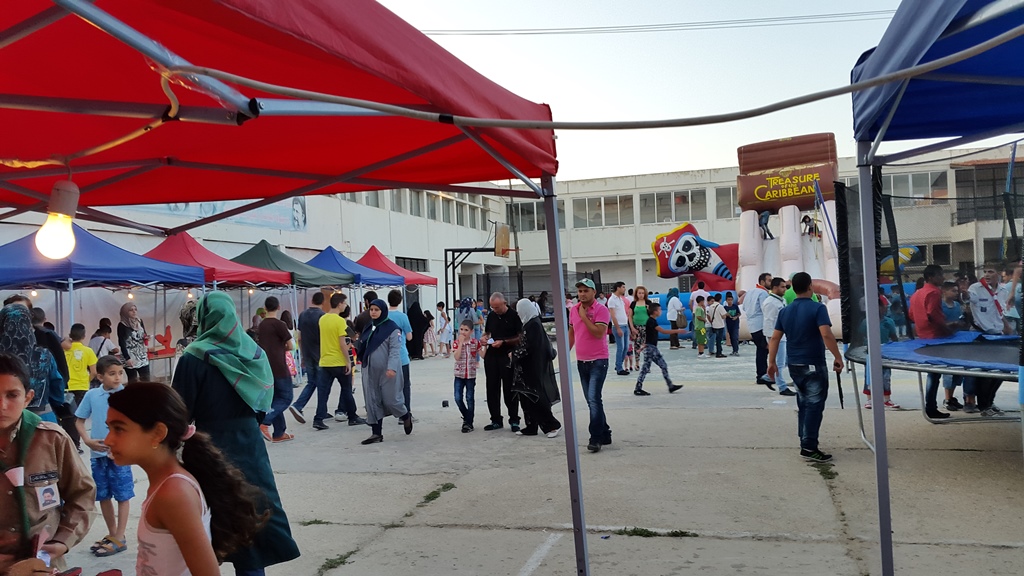 كرمس ترفيهي في عيد الفطر في الخيام  لكشافة الرسالة الإسلامية – فوج الثقلين الخيام بالتعاون مع مؤسسة الرؤيا العالمية