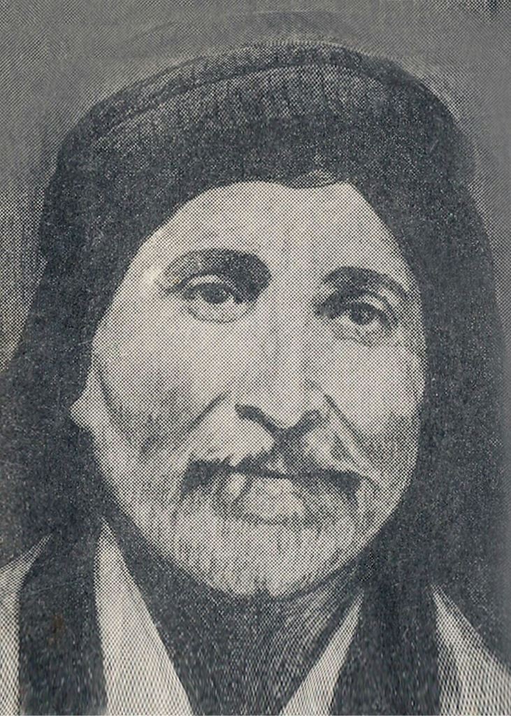 رسم الحاج محمّد غزّاوي الذي رُسم في بداية الثمانينيّات بتقنيّة الفحم على ورق كونسون